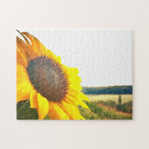 Riesiges Foto für gelbe Blüten Puzzle
