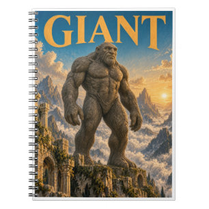 Riesiges, gothisches Fantasy-Monster Notizblock