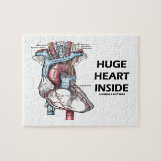 Riesiges Herzinnern (anatomisches Herz) Puzzle