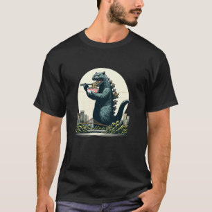 Riesiges Kaiju-Katzenmonster Catzilla Ramen Suppe  T-Shirt