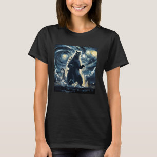 Riesiges Kaiju-Monster Catzilla Katze japanische K T-Shirt