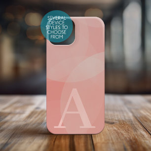 Riesiges Monogramm - Dänische Pastellfarben Kreise iPhone 16 Hülle