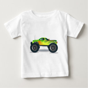 Riesiges Monster Truck Speedway-Lover Design Baby T-shirt