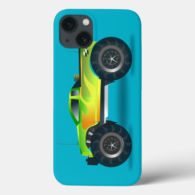 Riesiges Monster Truck Speedway-Lover Design Case-Mate iPhone Hülle (Rückseite)