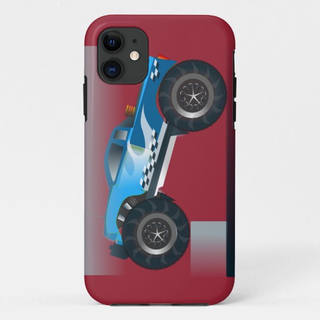 Riesiges Monster Truck Speedway-Lover Design Case-Mate iPhone Hülle (Rückseite)