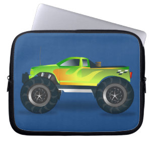 Riesiges Monster Truck Speedway-Lover Design Laptopschutzhülle