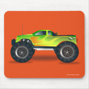 Riesiges Monster Truck Speedway-Lover Design Mousepad