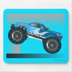 Riesiges Monster Truck Speedway-Lover Design Mousepad
