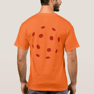 Riesiges orange PIckleball Geschenk T-Shirt