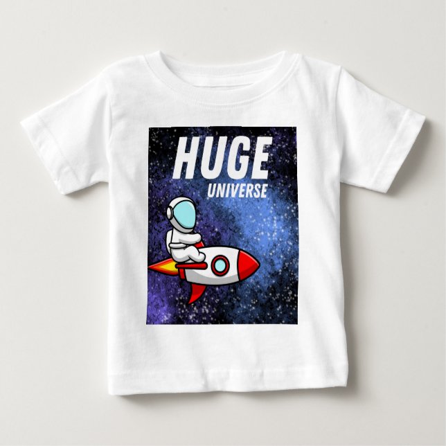 riesiges Universum Baby T-shirt (Vorderseite)