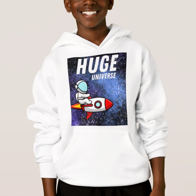 riesiges Universum Hoodie (Vorderseite)