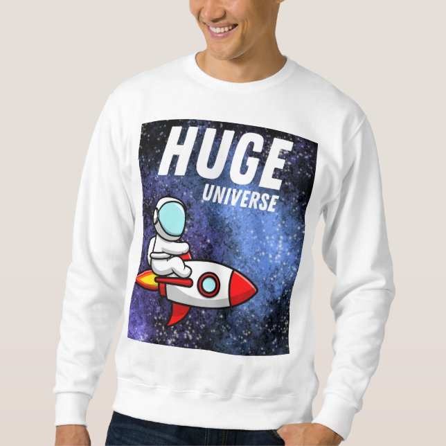 riesiges Universum Sweatshirt (Vorderseite)