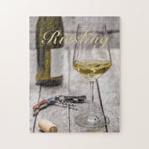 Riesling für Weißweinliebhaber Sommelier Geschenk Puzzle