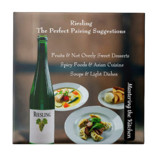 Riesling-Wein-Paarungsführer/Master the Kitchen Fliese