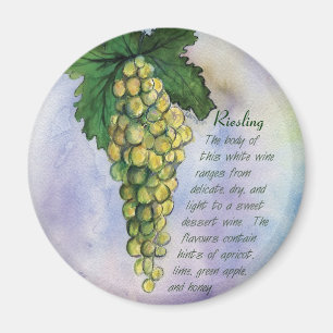 Riesling Wine Grapes Magnet