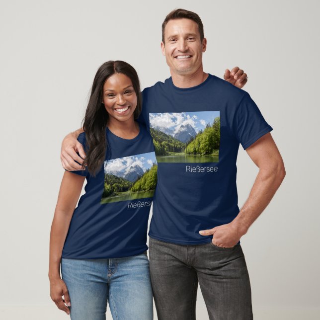 Riessersee Alps Garmisch Partenkirchen Bayern T-Shirt (Unisex)