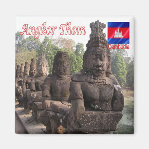 Rif. KH Kambodscha, Angkor Thom, Kühlschrank Magnet