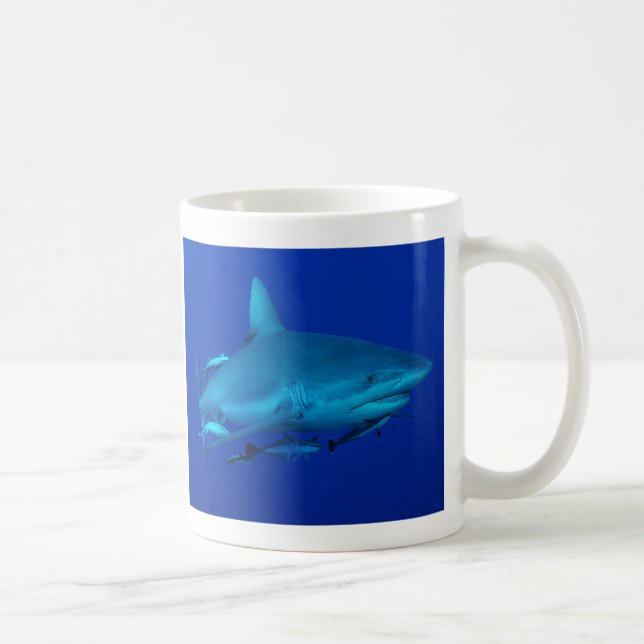 Riff-Haifisch auf der Great Barrier Reef Kaffeetasse (Rechts)