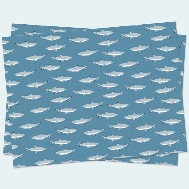 Riffhai Seidenpapier (Black Tipped Reef Shark tissue paper)