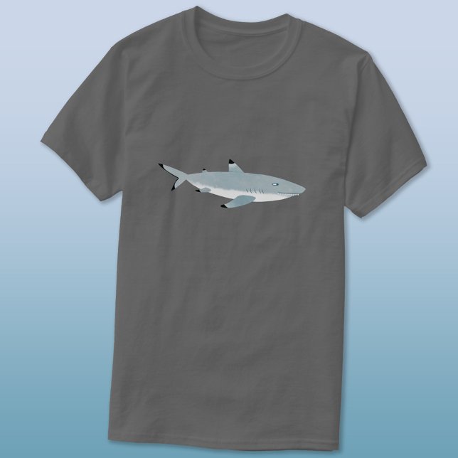 Riffhai T-Shirt (Fun Black Tipped Reef Shark T-shirt)