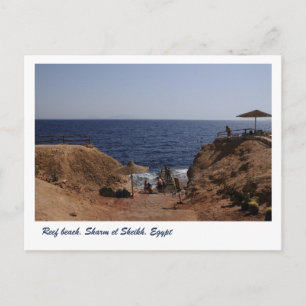 Riffstrand, Sharm el Sheikh, Ägypten Postkarte