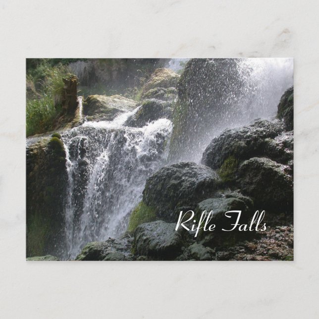 Rifle Falls Postkarte (Vorderseite)