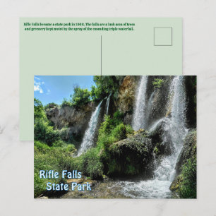 Rifle Falls State Park Postkarte
