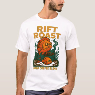 Rift Roast Fish Coffee T - Shirt - Bold & Funny Ca