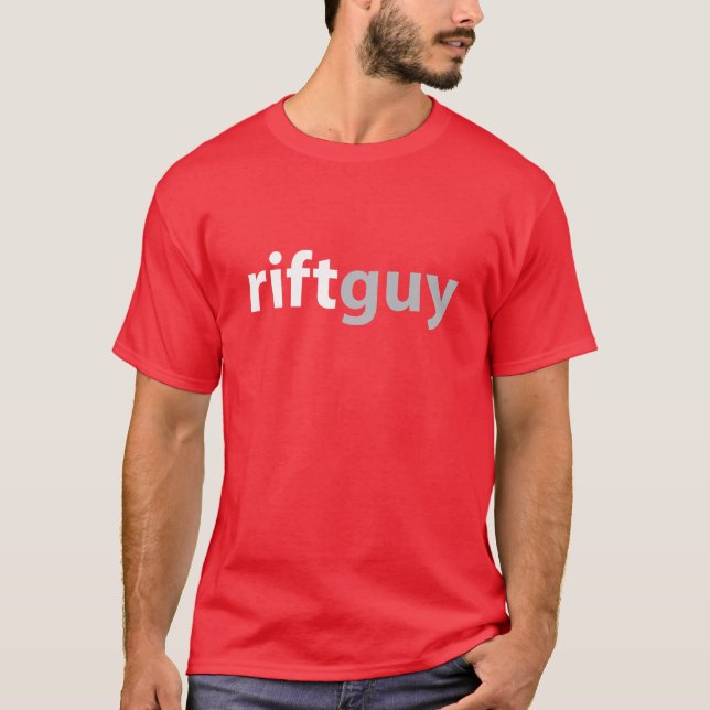RIFTguy Rot T-Shirt (Vorderseite)