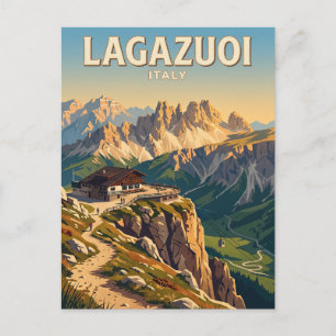 Rifugio Lagazuoi Italien Postkarte