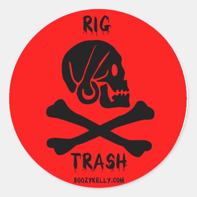 Rig Trash Sticker (Vorderseite)