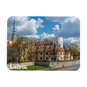 Riga Castle in Riga, Lettland Magnet