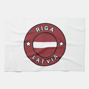 Riga Lettland Geschirrtuch
