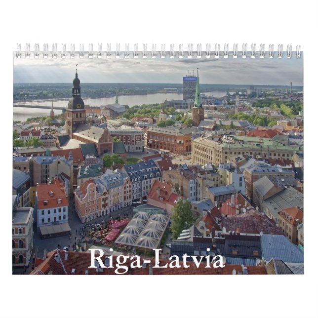 Riga-Lettland-Kalender Kalender (Titelbild)