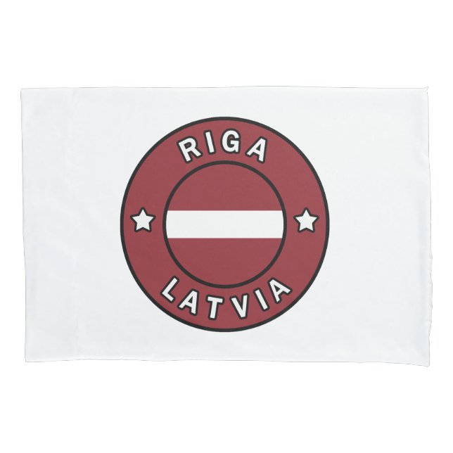Riga Lettland Kissenbezug (Vorderseite)