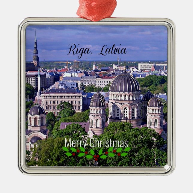 Riga, Lettland, Ornament Aus Metall (Vorne)