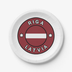 Riga Lettland Pappteller