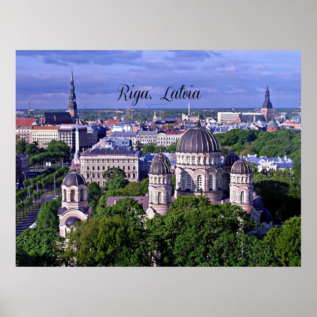Riga, Lettland Poster (Vorne)