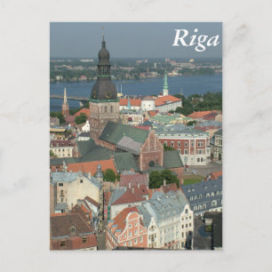 Riga, Lettland Postkarte