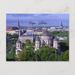 Riga, Lettland Postkarte