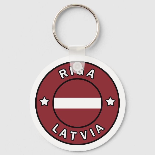 Riga Lettland Schlüsselanhänger (Vorderseite)