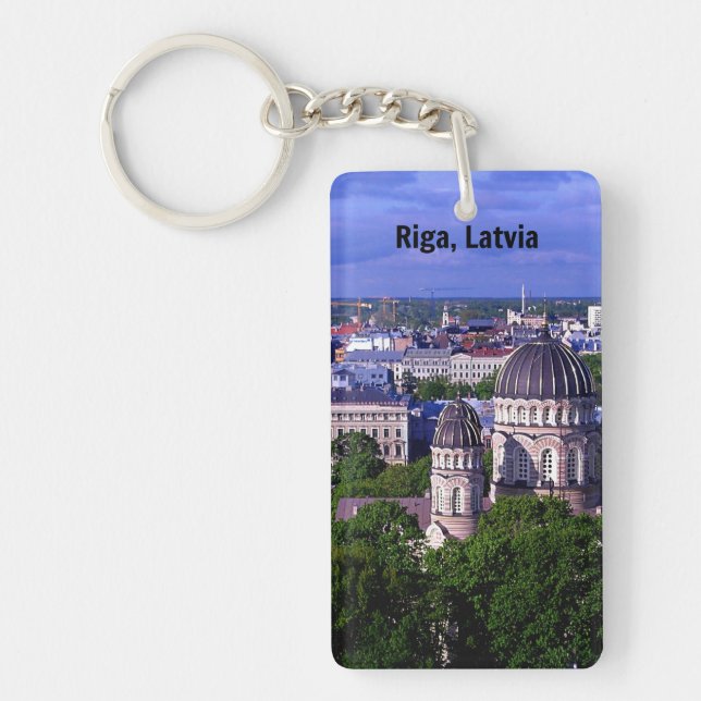 Riga, Lettland Schlüsselanhänger (Vorderseite)