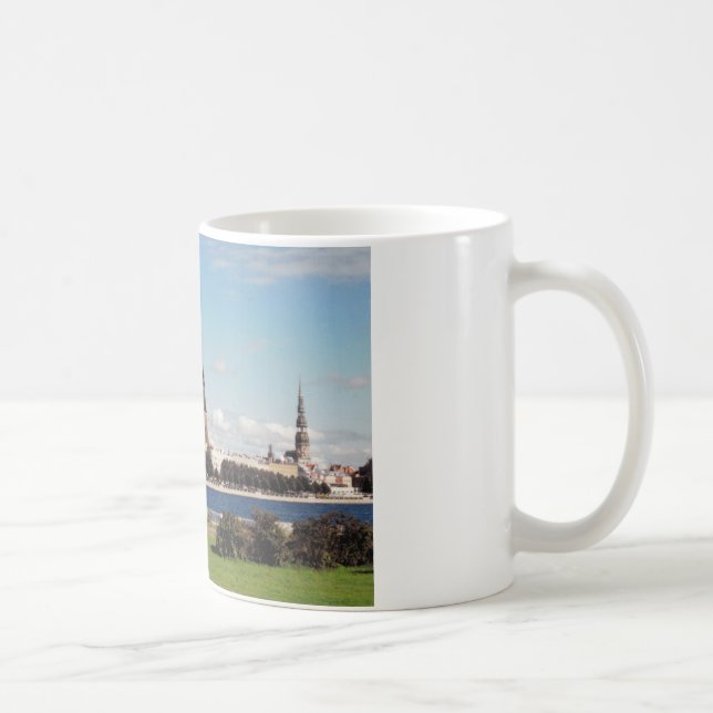 Riga (Panoramablick) Kaffeetasse (Rechts)