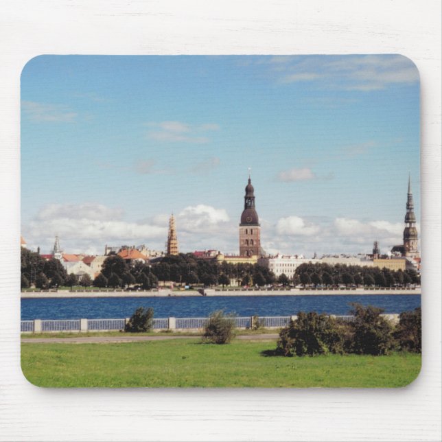 Riga (Panoramablick) Mousepad (Vorne)