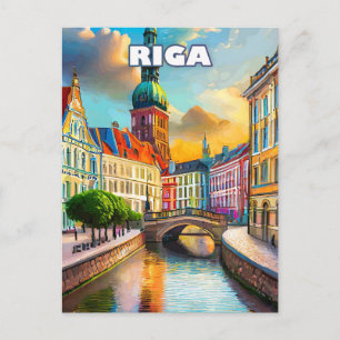 Riga, Perle der Ostsee Postkarte