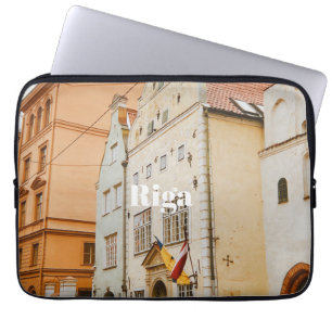 Riga-Stadtbild flexibler Photo-Magnet Laptopschutzhülle