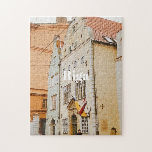 Riga-Stadtbild flexibler Photo-Magnet Puzzle (Vertikal)