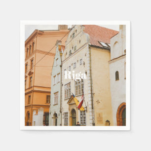 Riga-Stadtbild flexibler Photo-Magnet Serviette