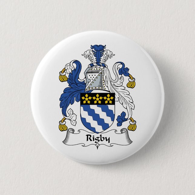 Rigby Familienwappen Button (Vorderseite)