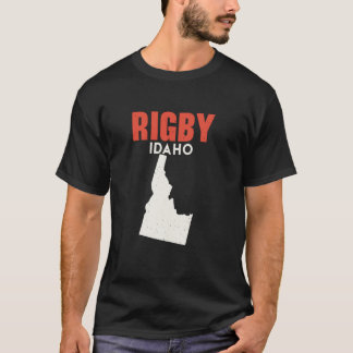 Rigby Idaho USA Staat Amerika Reisen Idahoan T-Shirt